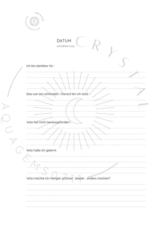 GOALS 2025 SET - Manifestation. Intention. Reflection Geschenk Set