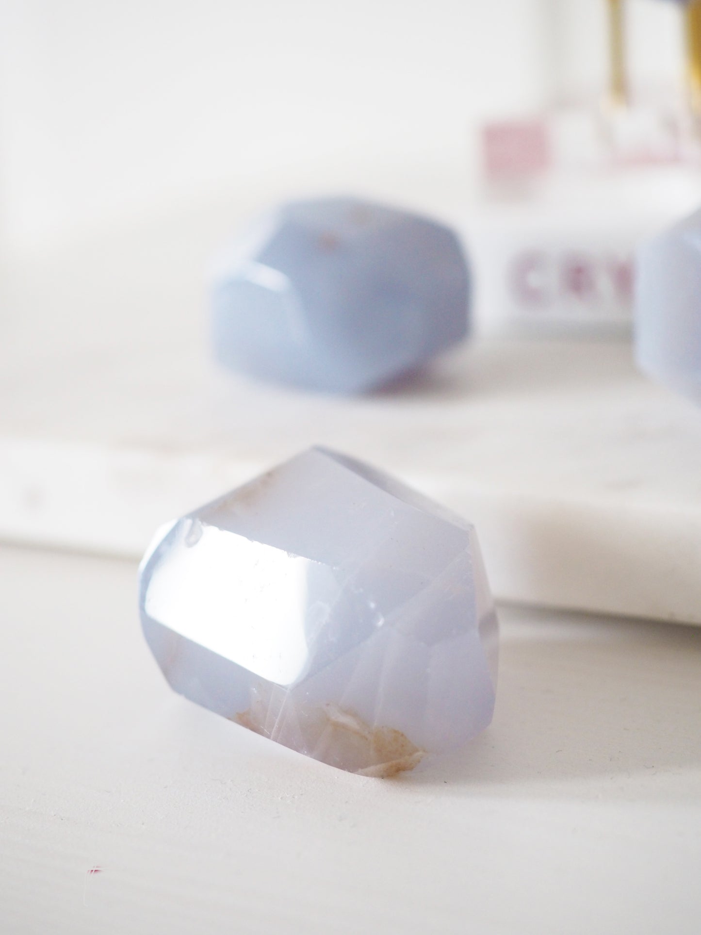 Blauer Chalcedon Freiform . Freeform ca. xxcm- aus Türkei High Quality
