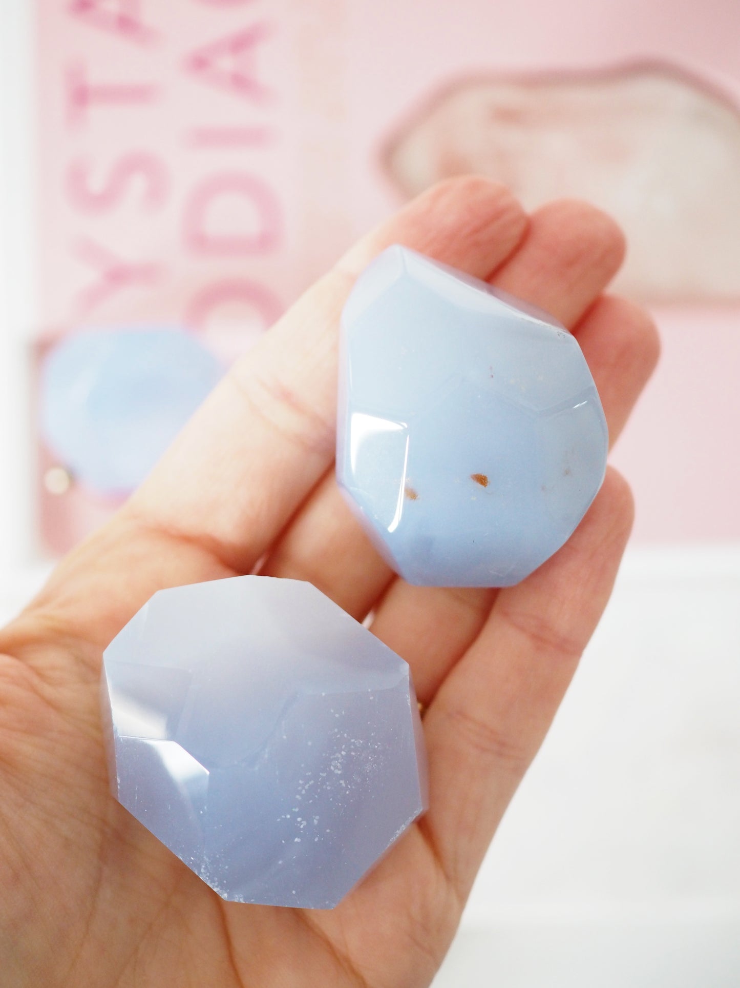 Blauer Chalcedon Freiform . Freeform ca. xxcm- aus Türkei High Quality