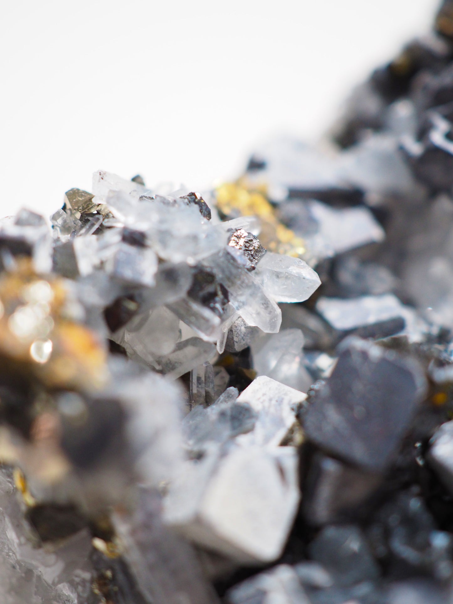 Galenit mit Pyrit Quarz Cluster ca 580g . PARADISE COLLECTION - aus Bulgarien