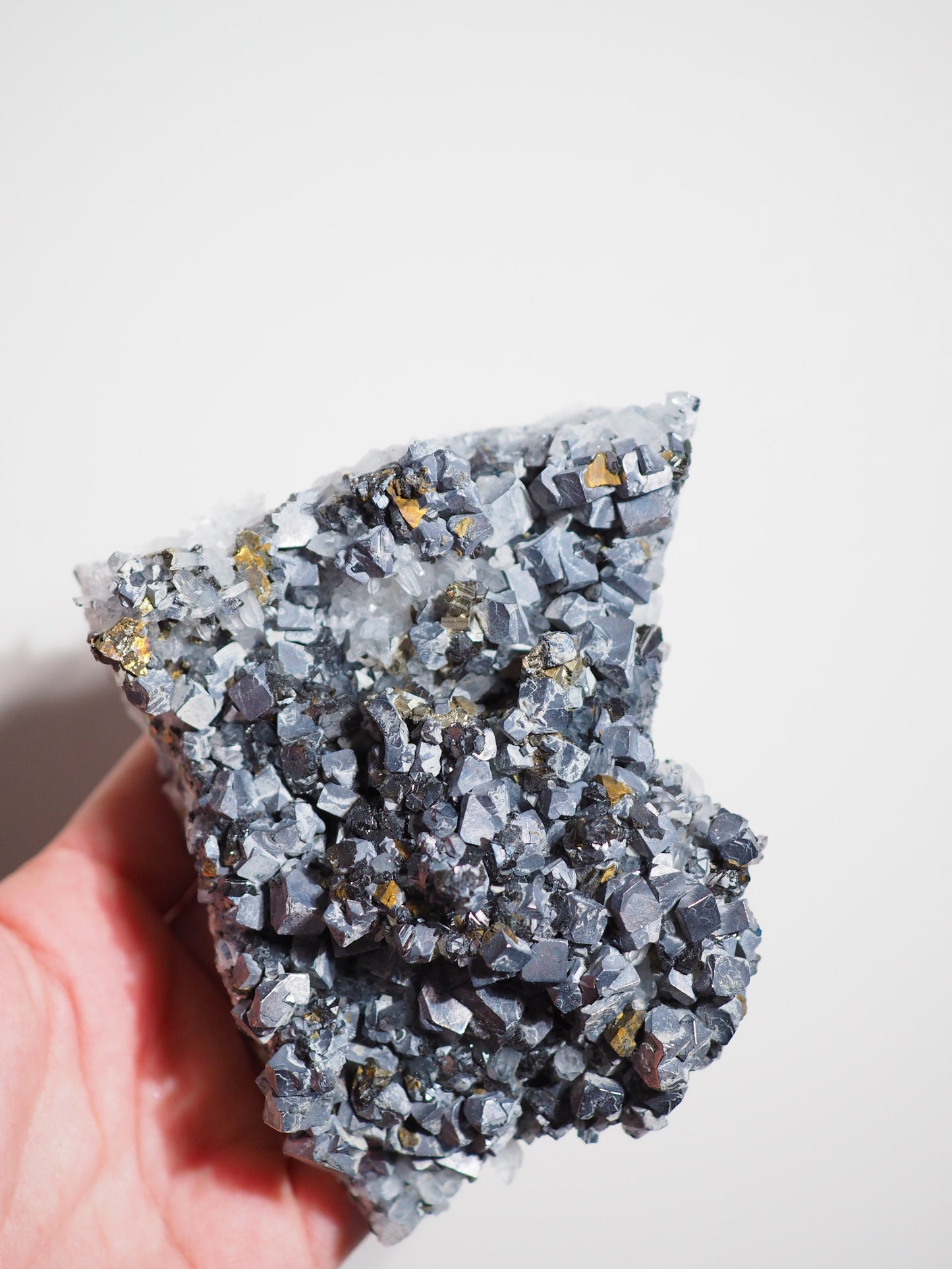 Galenit mit Pyrit Quarz Cluster ca 580g . PARADISE COLLECTION - aus Bulgarien