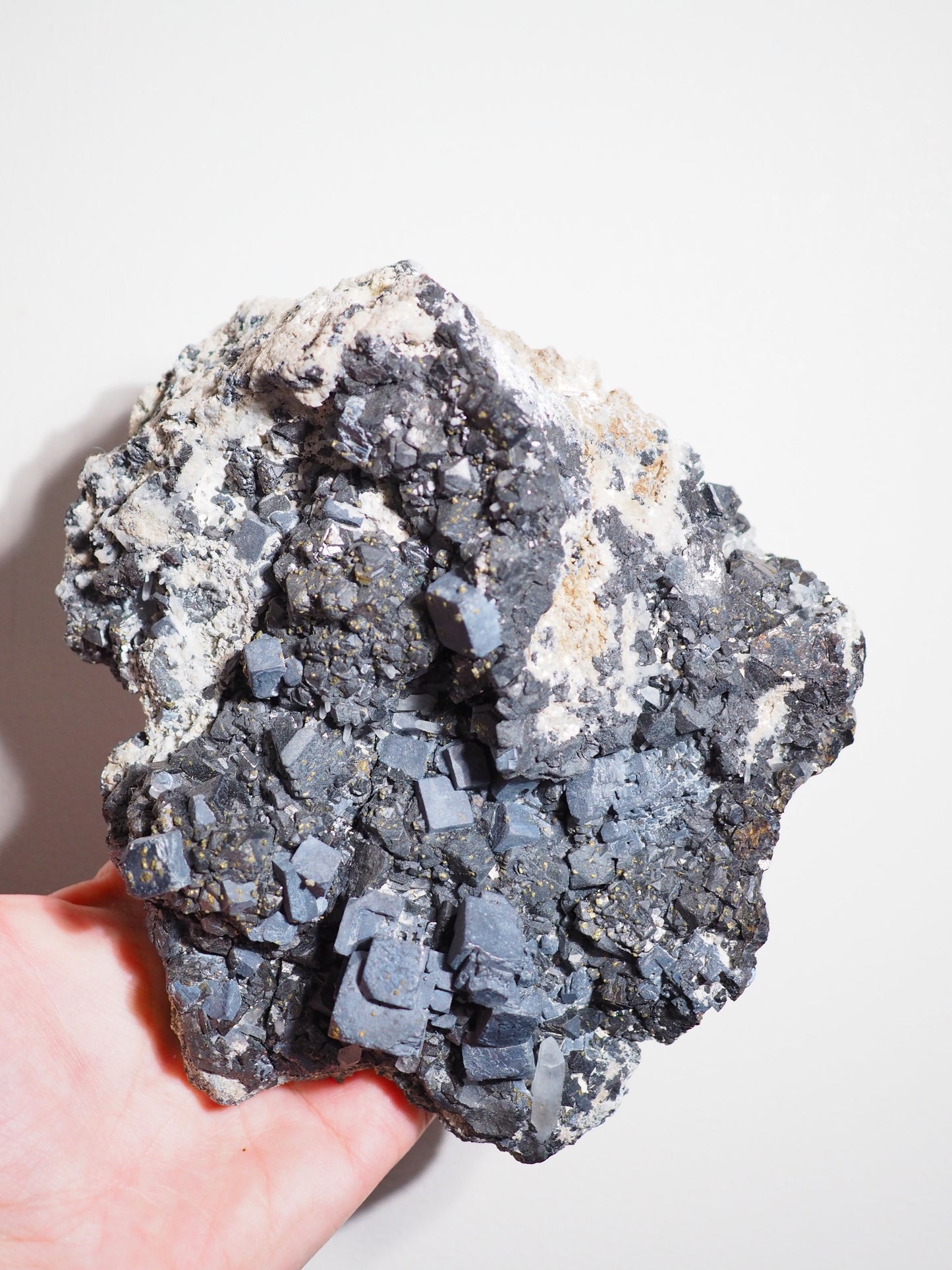 Galenit mit Pyrit & Quarz Cluster ca 1.28kg . PARADISE COLLECTION - aus Bulgarien