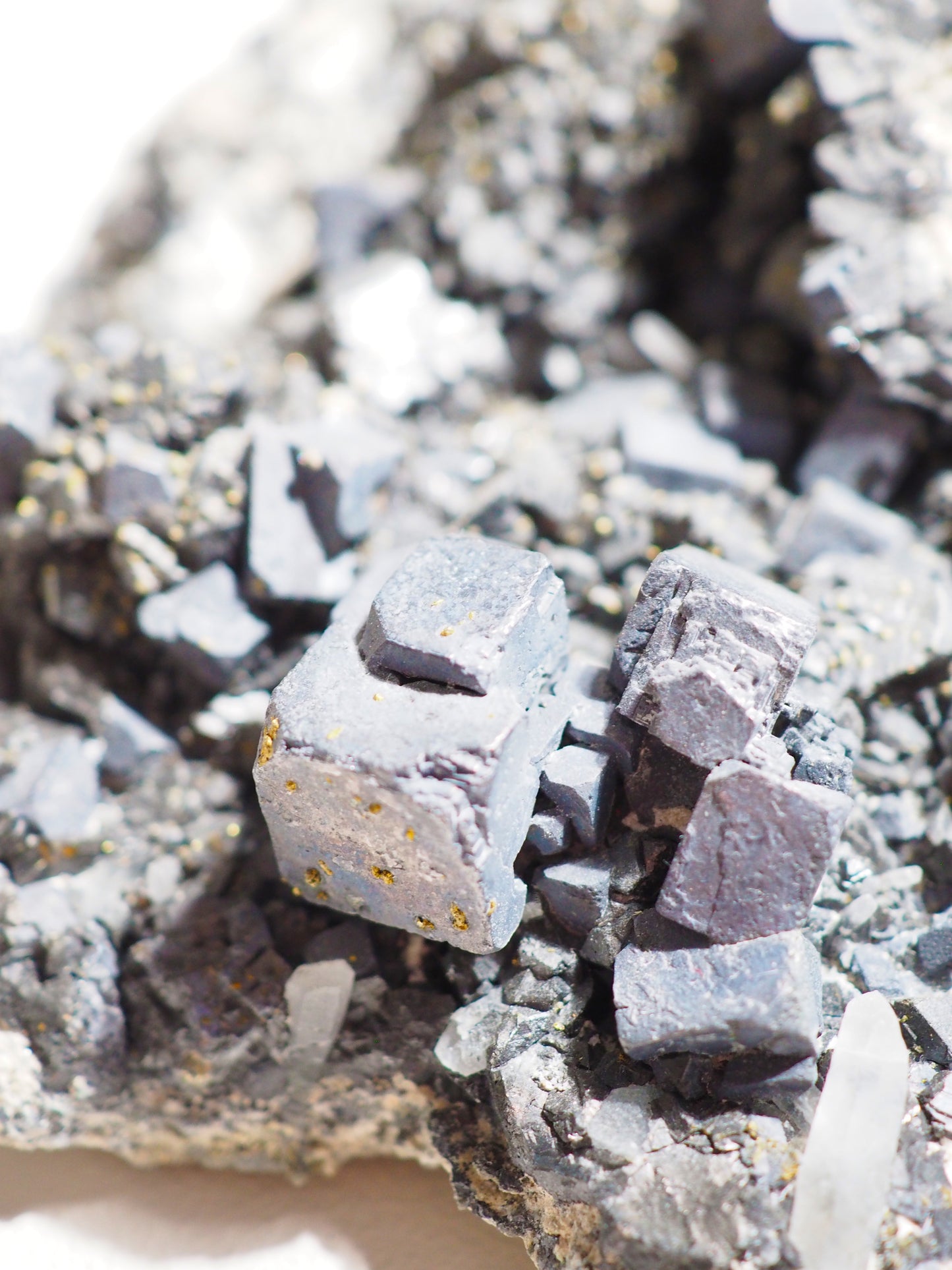 Galenit mit Pyrit & Quarz Cluster ca 1.28kg . PARADISE COLLECTION - aus Bulgarien