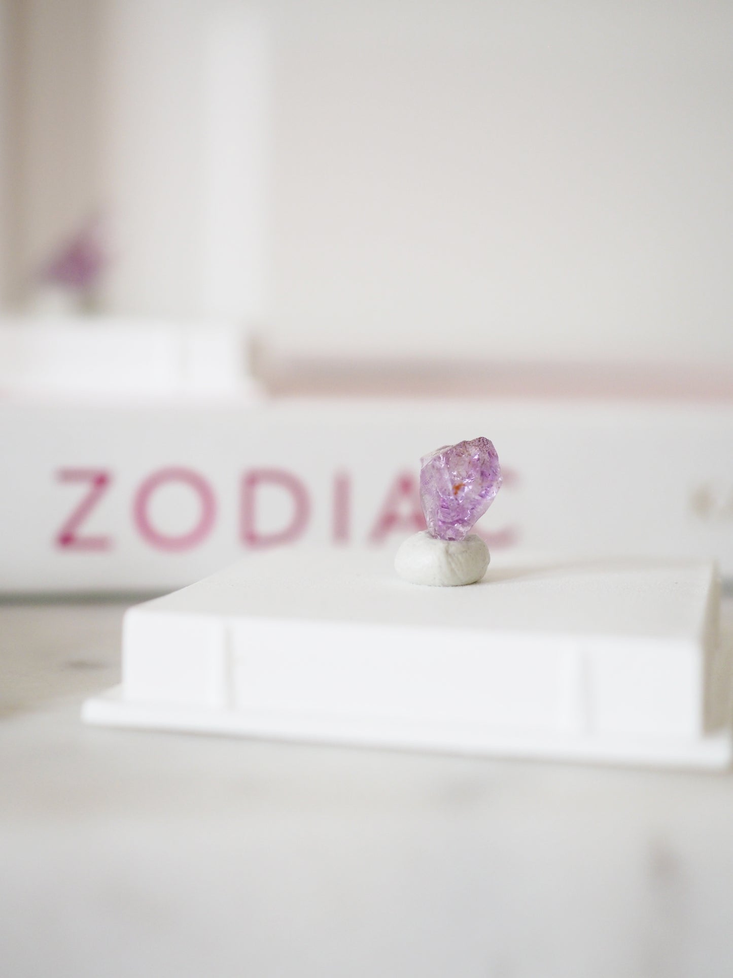 Zepter Amethyst MINI MINERALS IN BOX 4x4cm - aus Kachur Indien. RARE