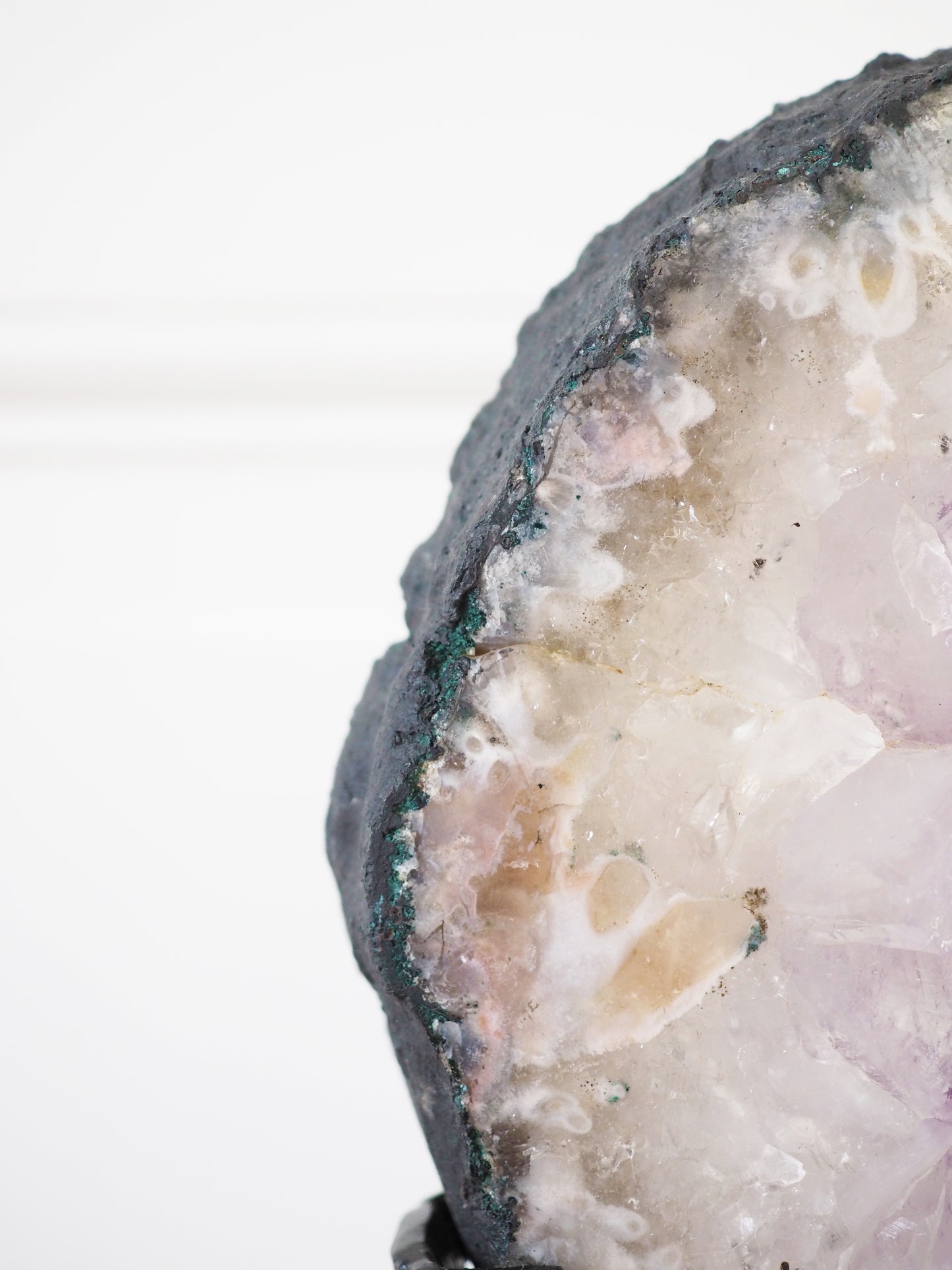 Amethyst Portal mit Pink Amethyst Details auf Ständer ca.26 cm - aus Brasilien HIGH QUALITY