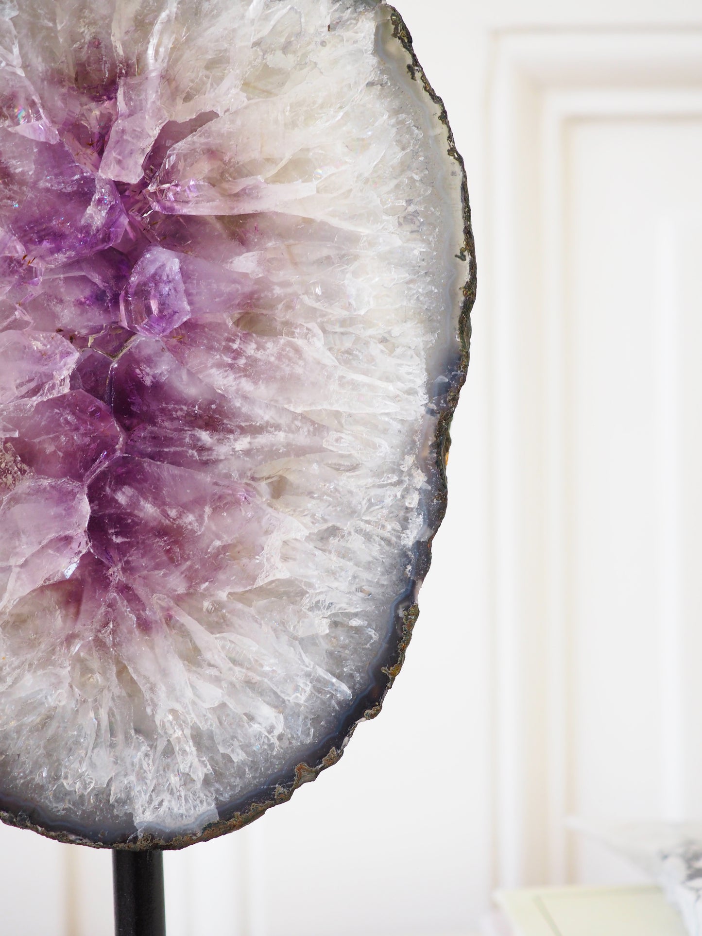 Amethyst Portal auf Ständer . Halter ca 26 cm - aus Brasilien HIGH QUALITY