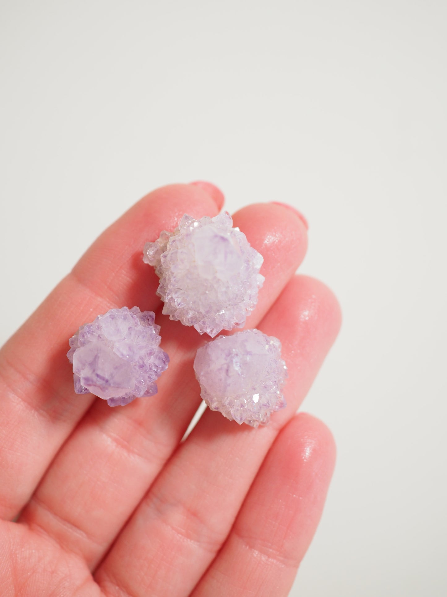 Mini Lavender Kaktus Quarz . Spirit Quartz ca. 2cm -aus Mpumalenga Südafrika