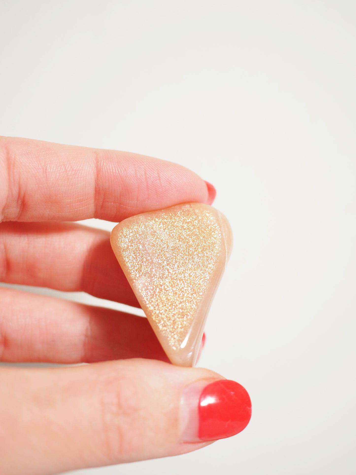 Echter Sonnenstein Trommelstein / Real Sunstone Tumble ca. 2-3 cm aus Tansania -High Quality