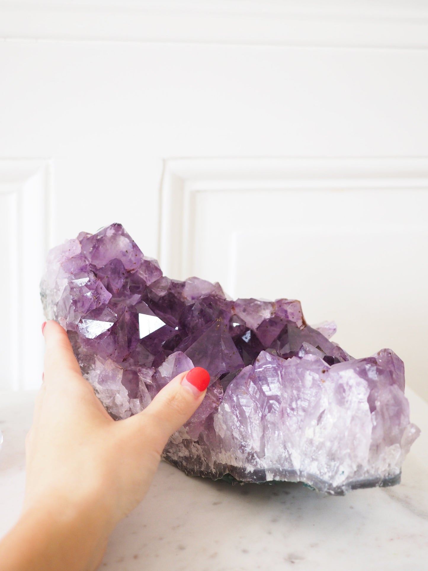 XXL Amethyst Cluster ca 25cm 2.6kg . PARADISE COLLECTION - aus Brasilien AA