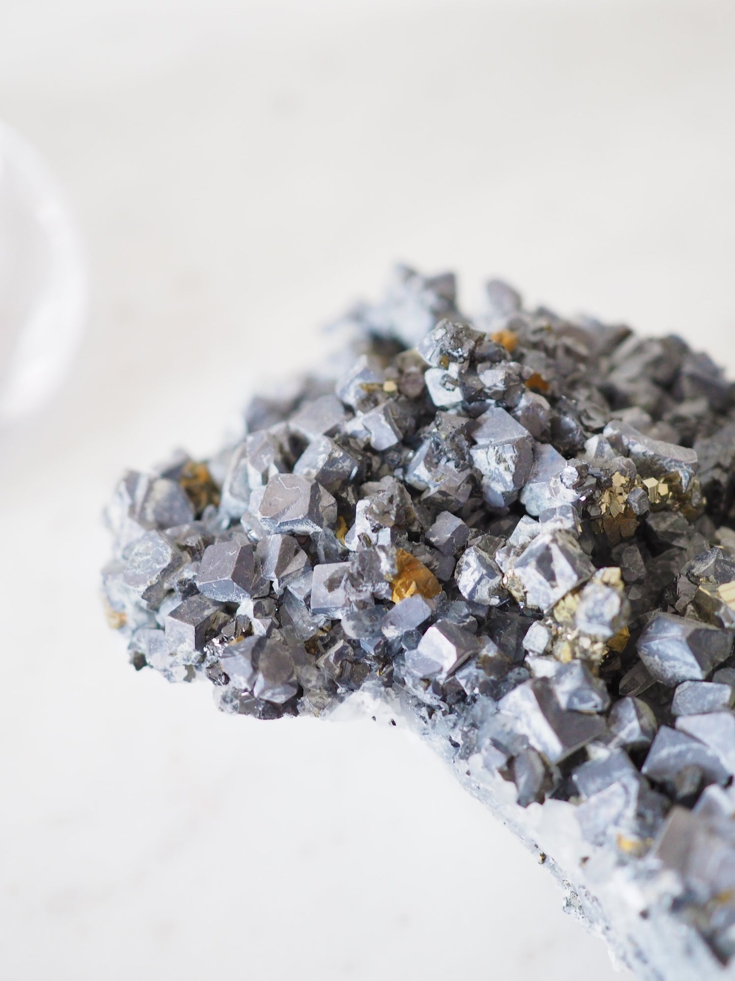 Galenit mit Pyrit Quarz Cluster ca 580g . PARADISE COLLECTION - aus Bulgarien