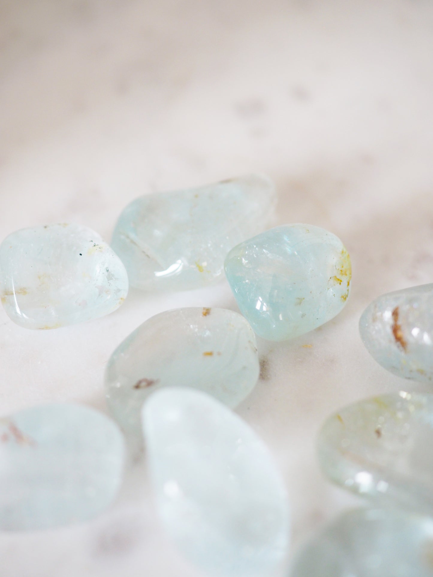 Topaz Blue Hematoid . Tumble ca. 2cm - aus Südafrika