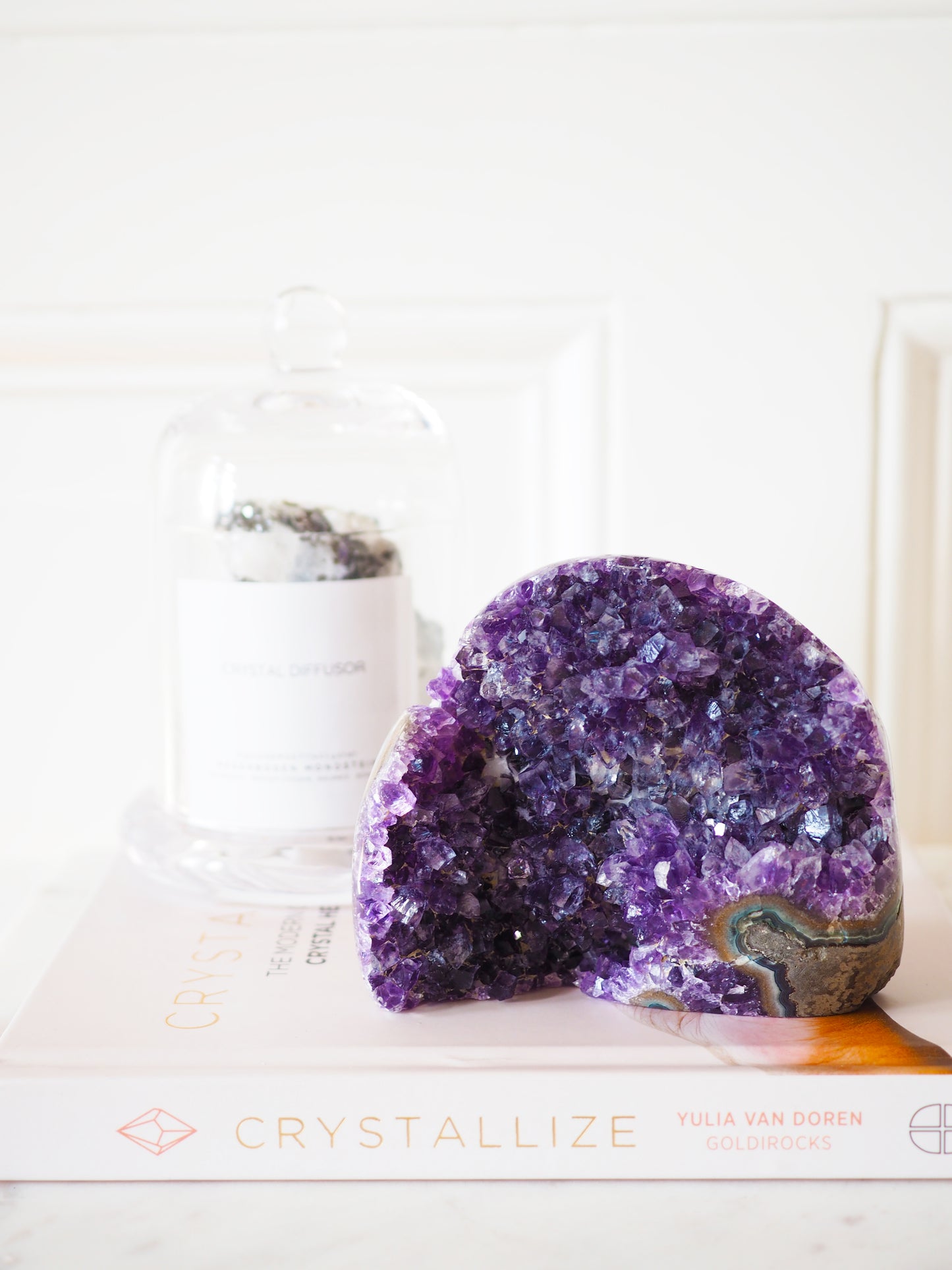 Amethyst Cluster Freeform ca. 10cm 440g - aus Uruguay High Quality