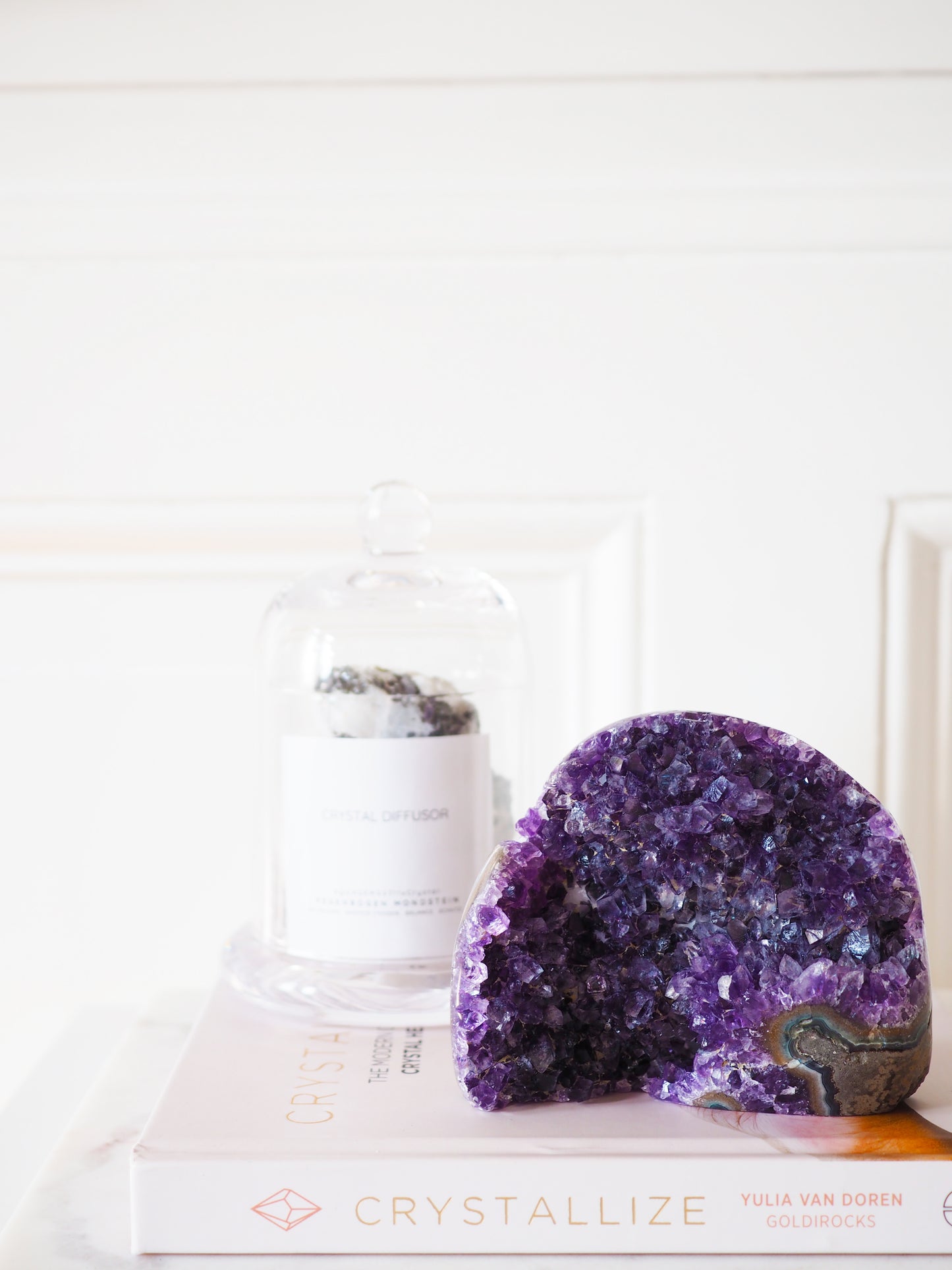 Amethyst Cluster Freeform ca. 10cm 440g - aus Uruguay High Quality