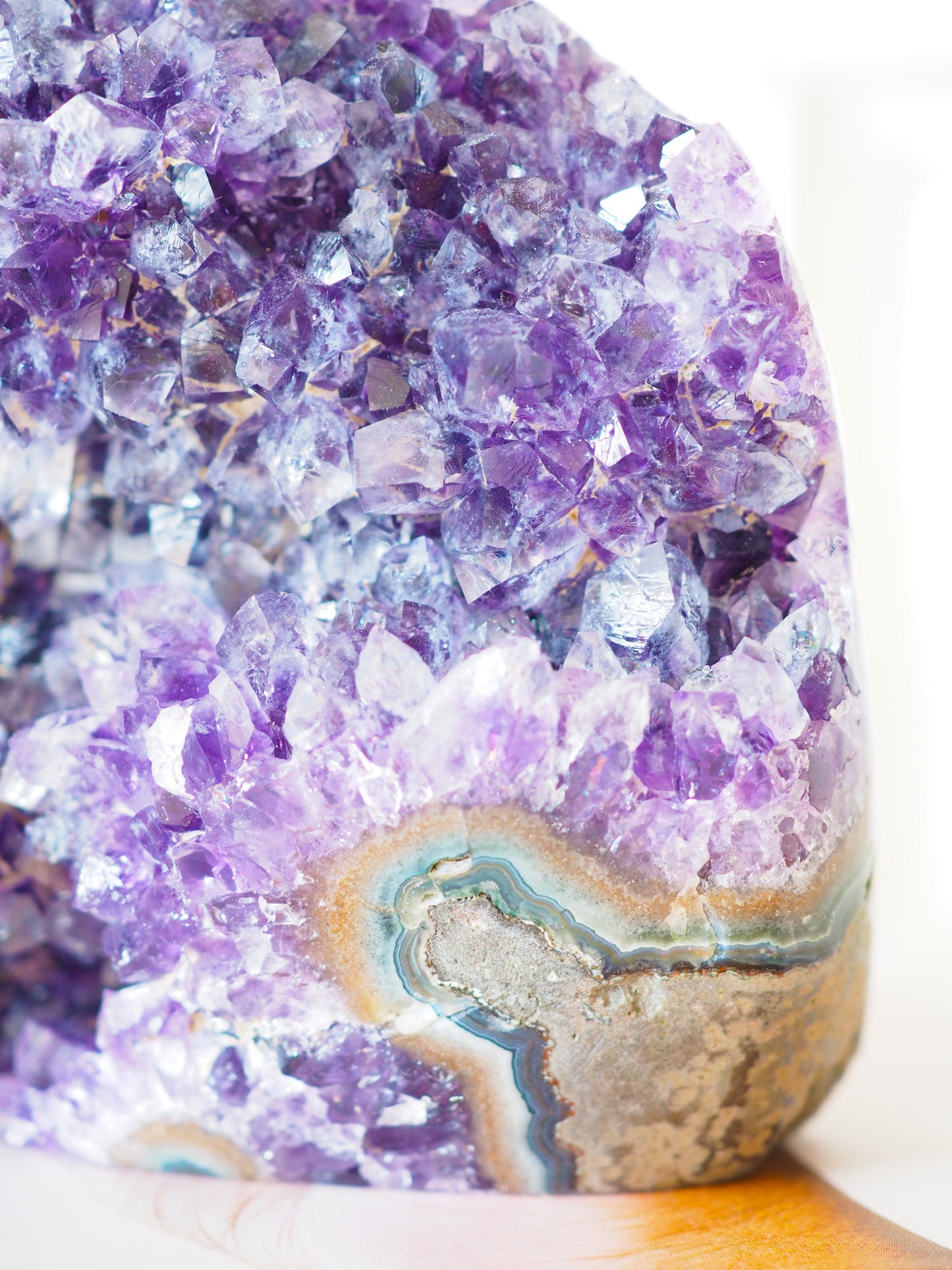 Amethyst Cluster Freeform ca. 10cm 440g - aus Uruguay High Quality