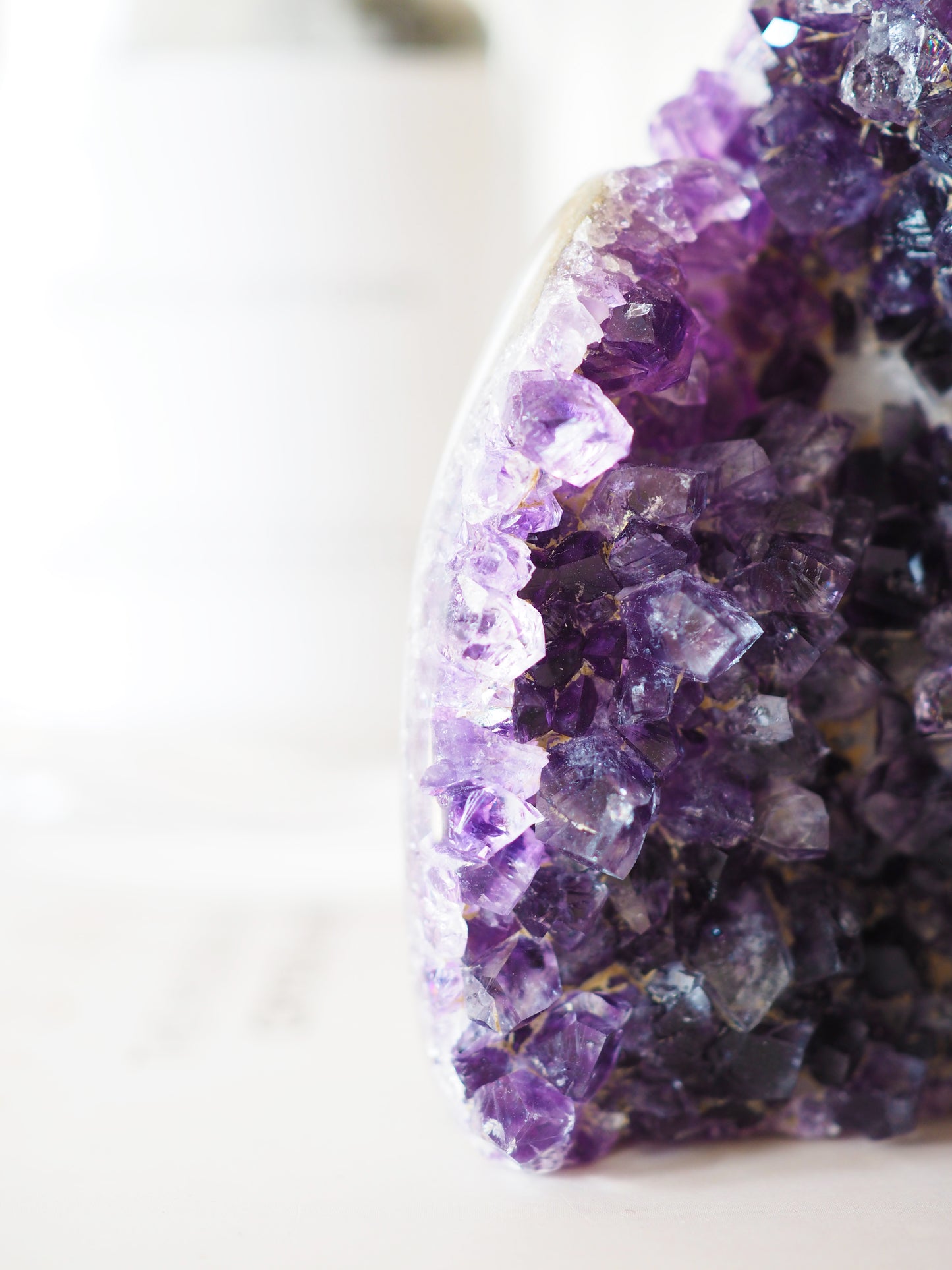 Amethyst Cluster Freeform ca. 10cm 440g - aus Uruguay High Quality