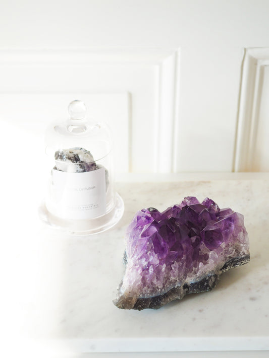 Amethyst Cluster ca. 15.5cm 538g . PARADISE COLLECTION - aus Brasilien HIGH QUALITY