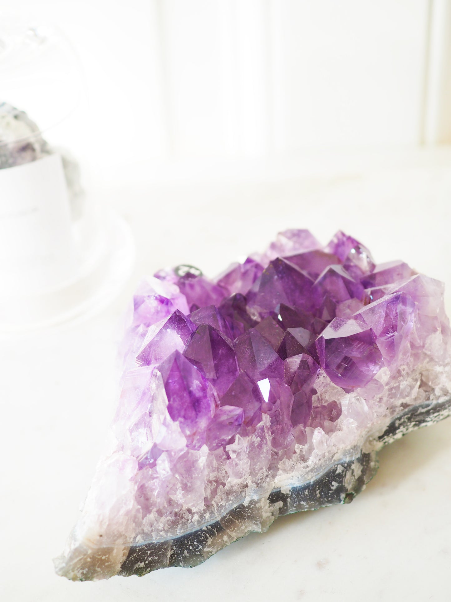 Amethyst Cluster ca. 15.5cm 538g . PARADISE COLLECTION - aus Brasilien HIGH QUALITY