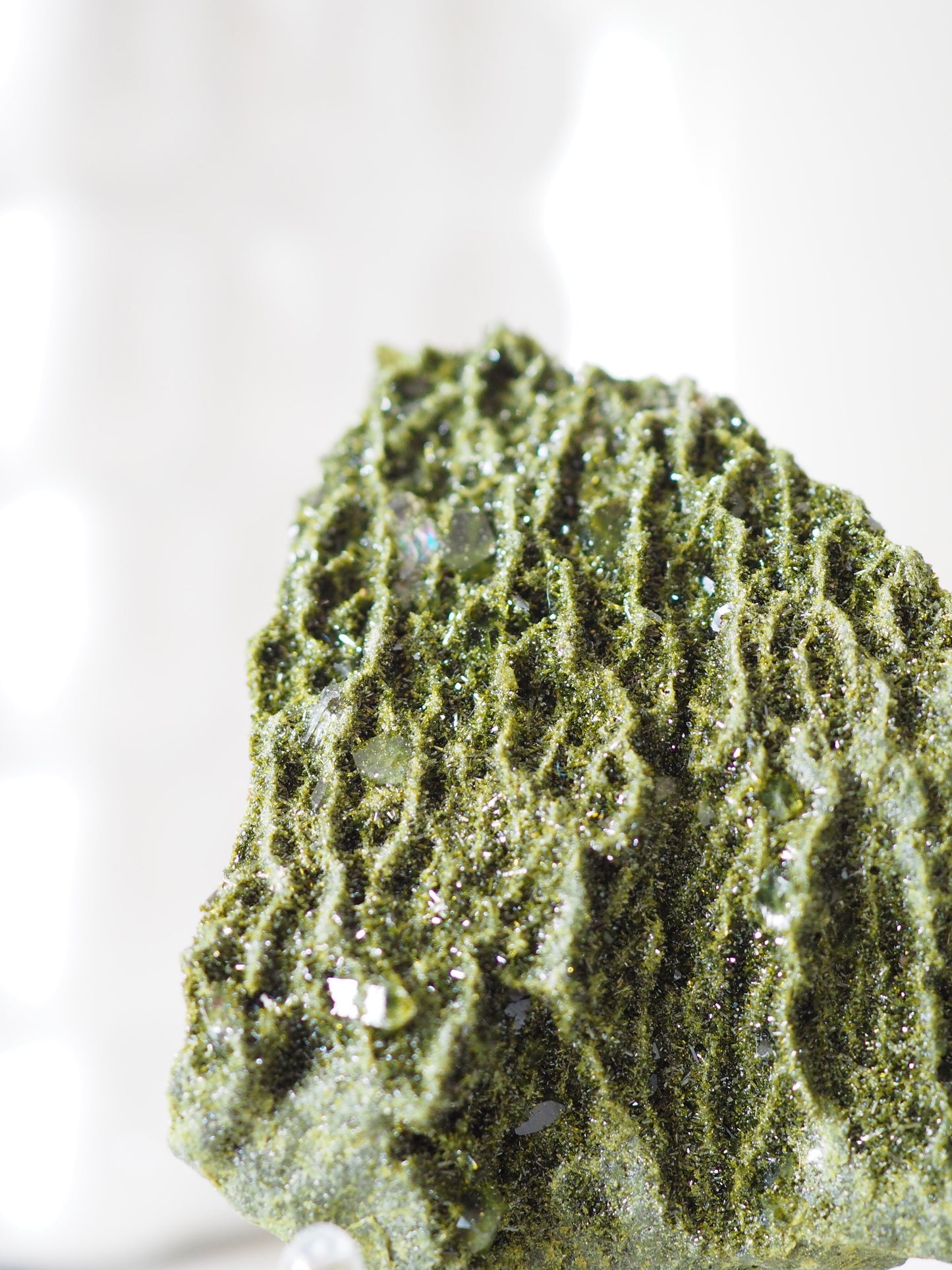 Epidot X Quarz . Forest Quartz ca. 7cm - aus Yuksekova . Hakkari. Ost Anatolien Türkei NEW FIND HIGH QUALITY