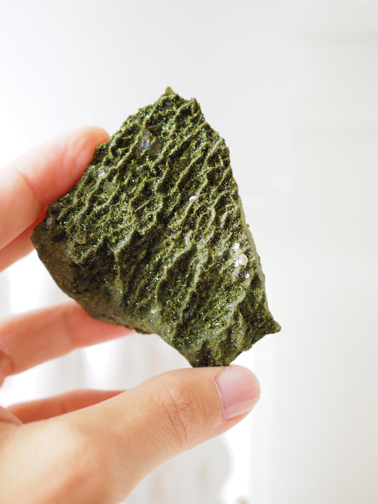 Epidot X Quarz . Forest Quartz ca. 7cm - aus Yuksekova . Hakkari. Ost Anatolien Türkei NEW FIND HIGH QUALITY