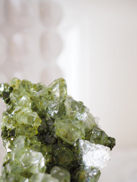 Epidot X Quarz . Forest Quartz ca. 8cm - aus Yuksekova . Hakkari. Ost Anatolien Türkei NEW FIND HIGH QUALITY