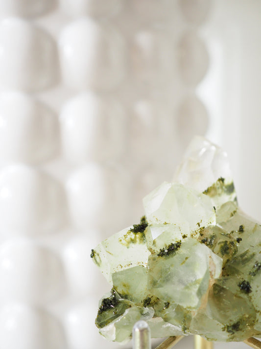 Epidot X Quarz . Forest Quartz ca. 7cm - aus Yuksekova . Hakkari. Ost Antolien Türkei NEW FIND HIGH QUALITY