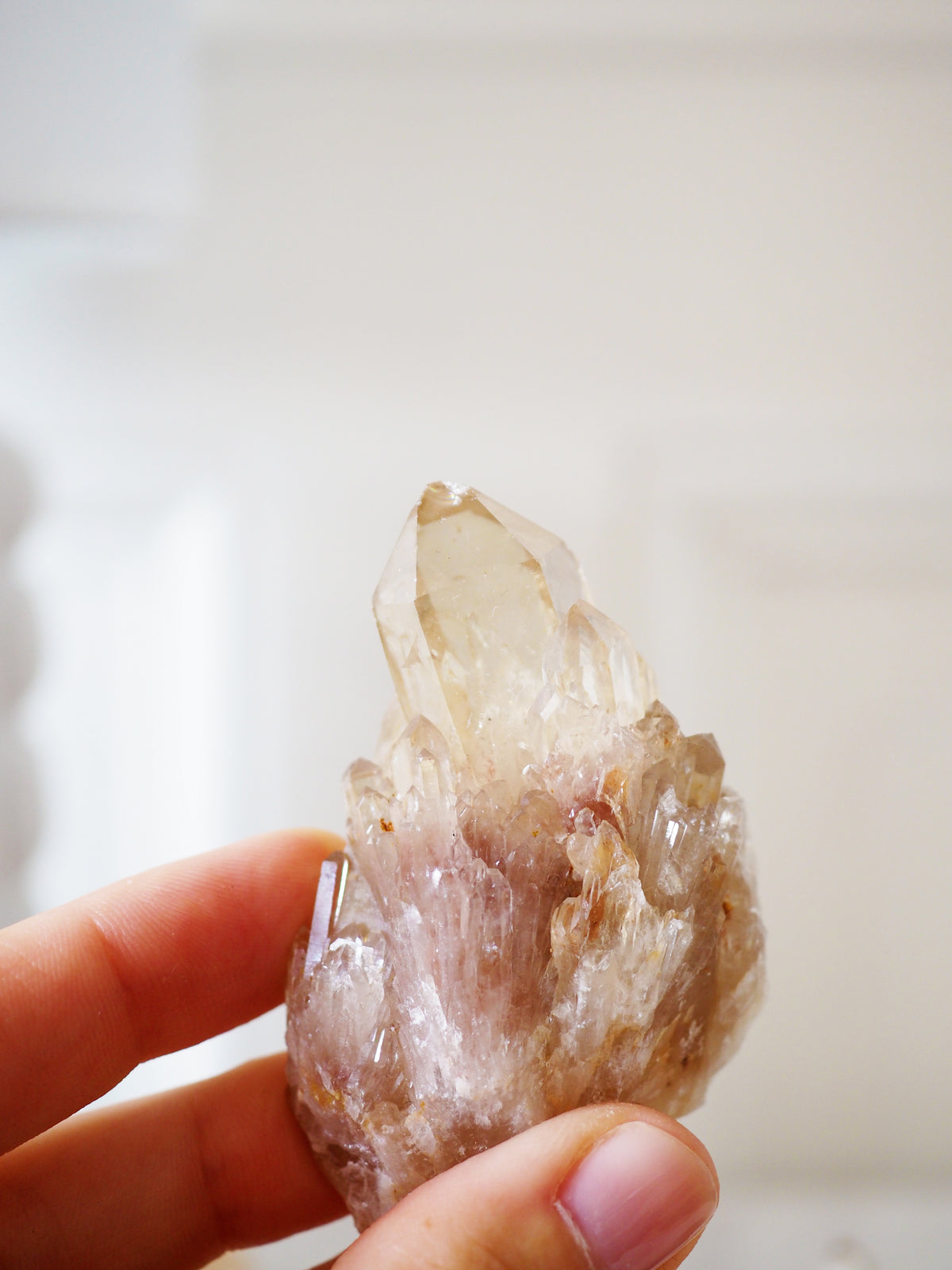 Kundalini Citrin Cluster MIDDLE ca. 5-7cm - aus Lwena DRC RARE