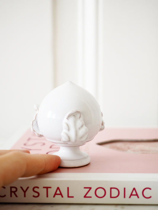 Pumo S Weiß 5 cm . aus Italien HANDMADE von Andrea Antonazzo