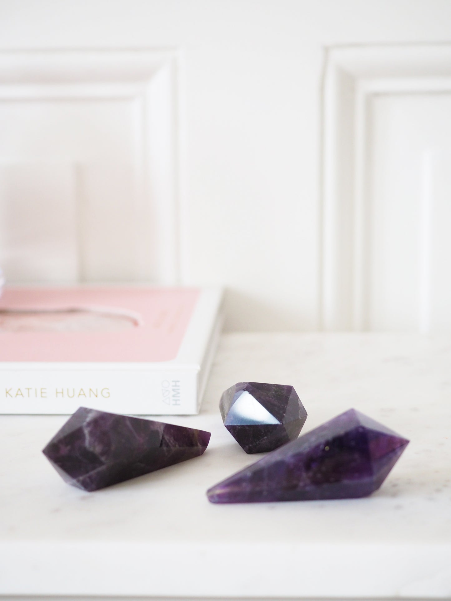 Dream . Chevron Mini Amethyst Spitze . Zauberstab . Zepter - Hand Carved