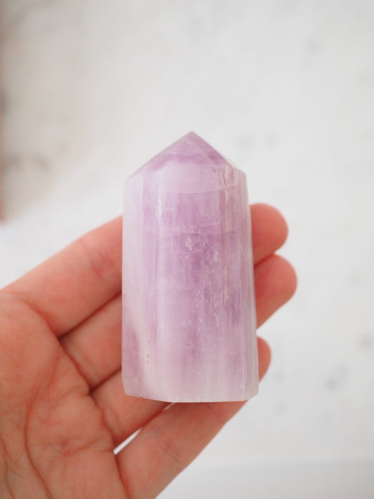 M Kunzit Spitze . Kunzite Point ca. x cm - HIGH QUALITY