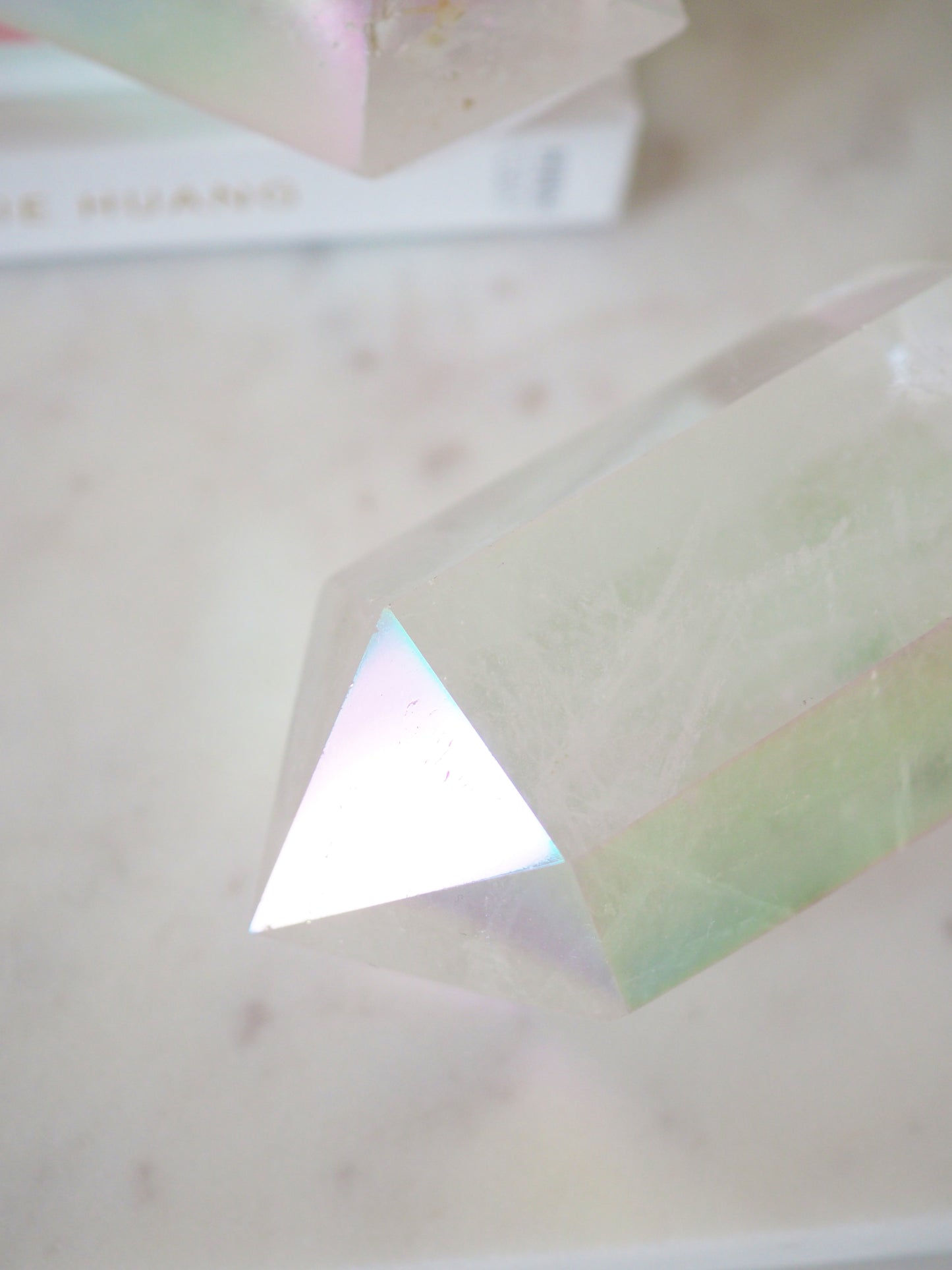 Angel Aura Bergkristall Double Terminated Spitze ca 9cm (3)