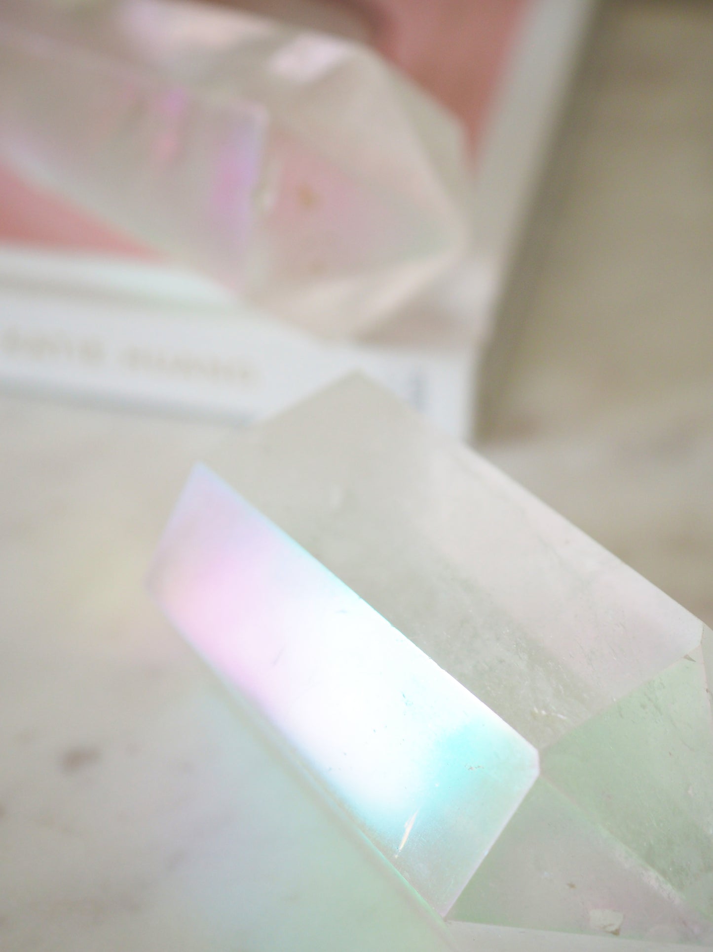Angel Aura Bergkristall Double Terminated Spitze ca 9cm (3)