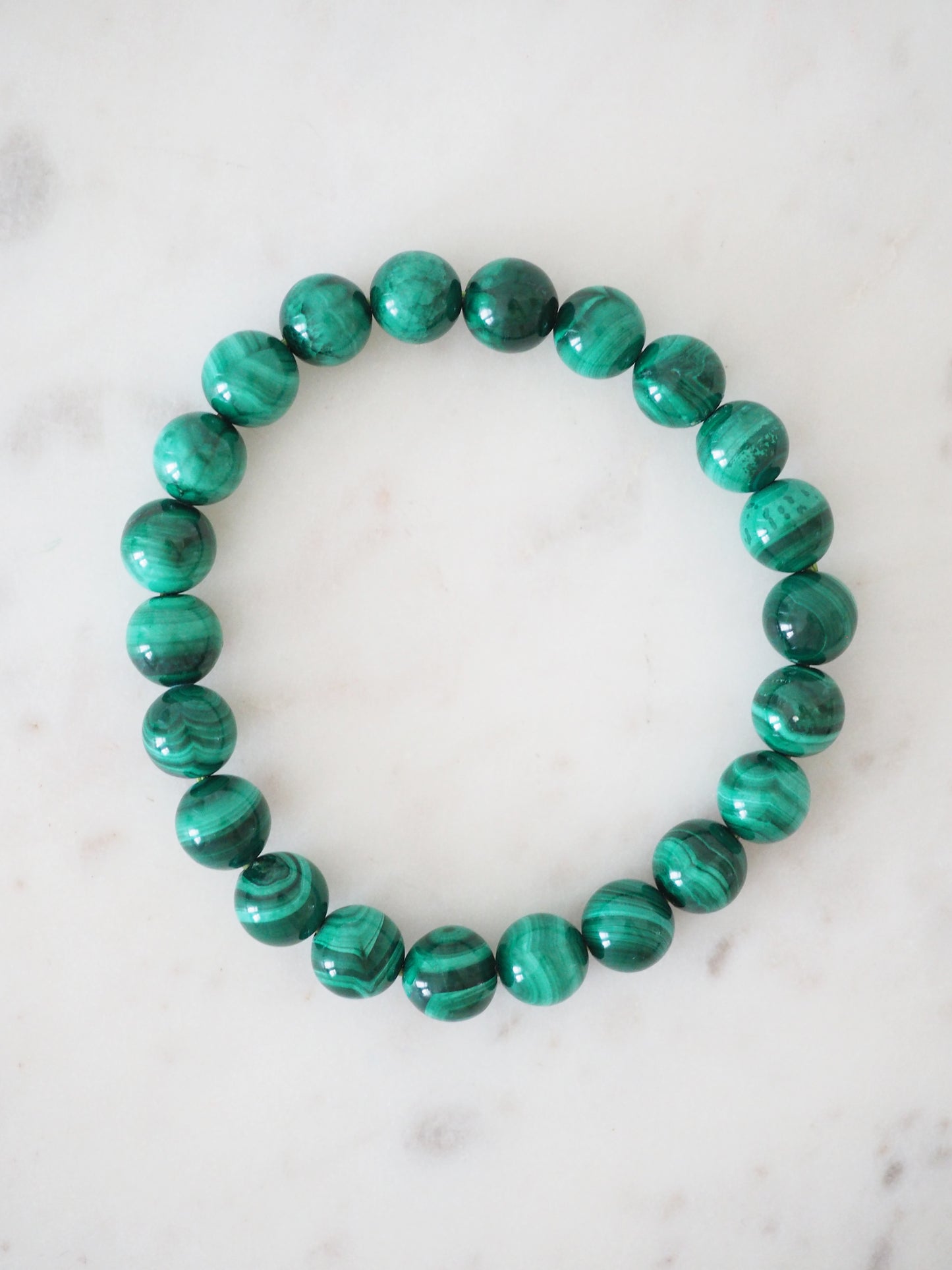 Malachit Armband ca. 10 mm - HIGH QUALITY