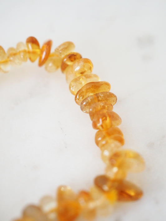 Citrin Gbr Amethyst Chips Armband . Heated Citrine Chips Bracelet - aus Brasilien HIGH QUALITY