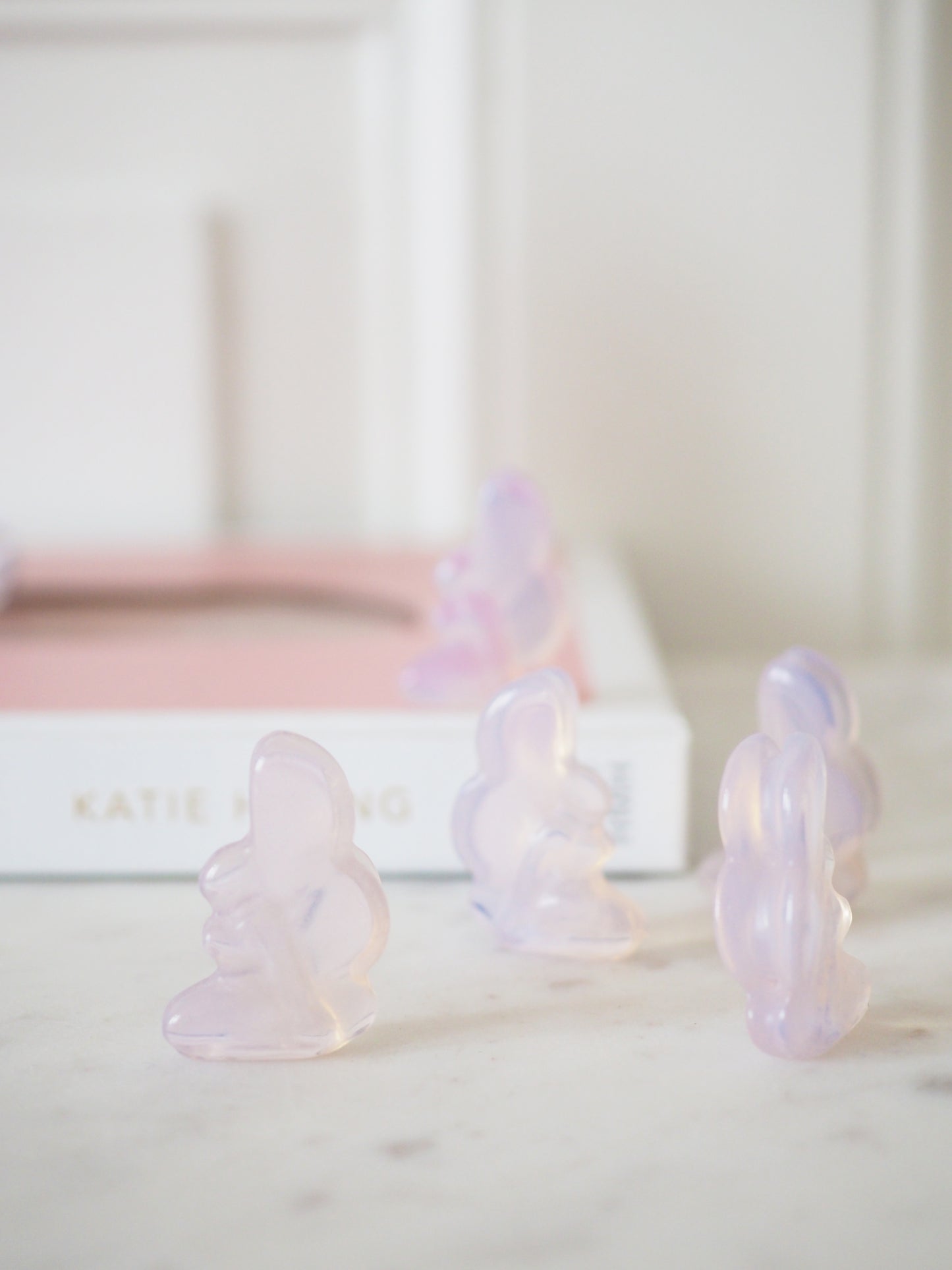 Pinker Opalit Mini Fee Schmetterlingsmädchen . Opalite Mini Fairy Butterflygirl - MANMADE