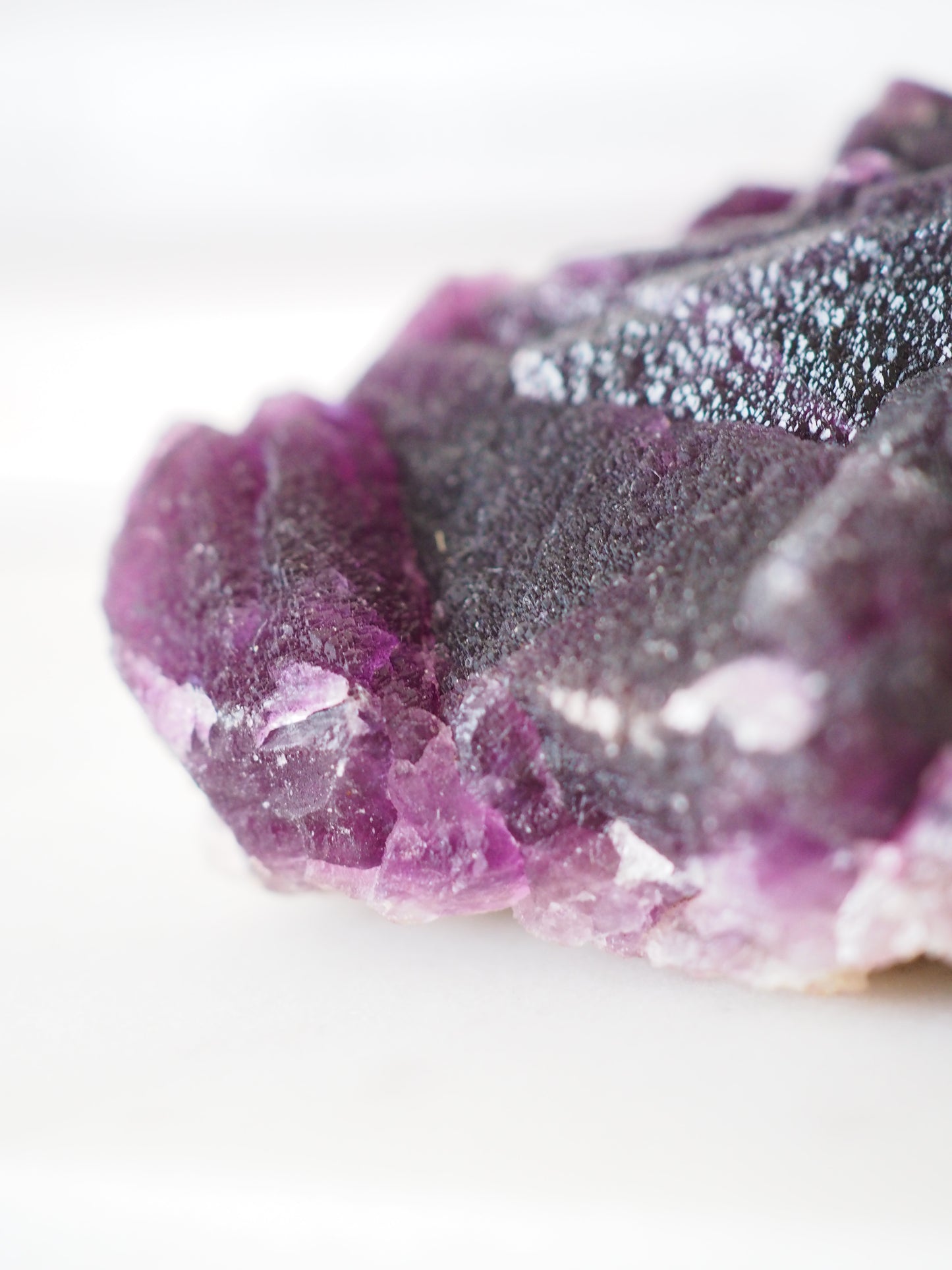 Fluorit Dunkel Violett ca. 9 cm - aus Innere Mongolei China RARE