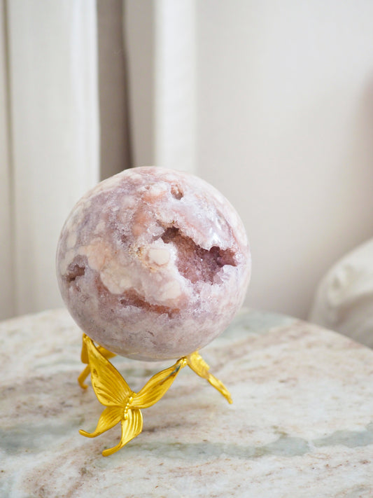 Pink Amethyst . Amethyst Blumen Achat Kugel . Sphere ca. xxcm. PARADIESE COLLECTION - aus Brasilien HIGH QUALITY