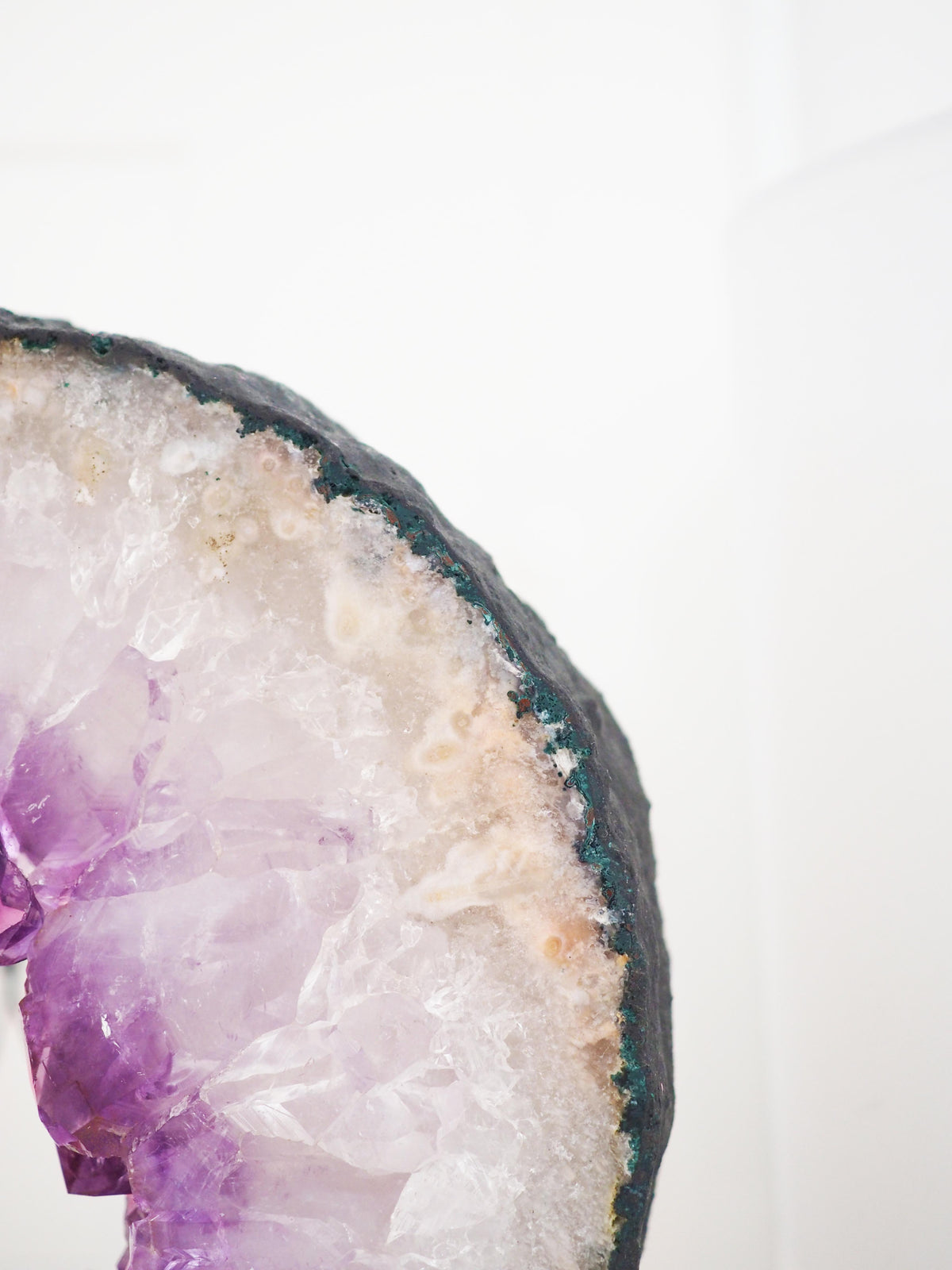 Amethyst Portal mit Pink Amethyst Details auf Ständer ca.26 cm - aus Brasilien HIGH QUALITY