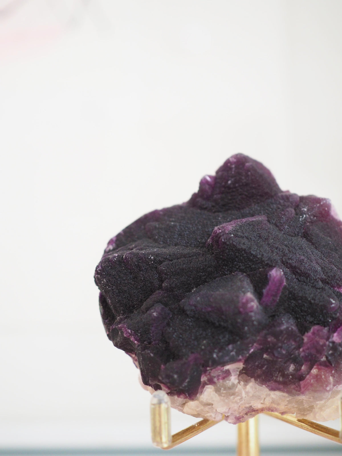 Fluorit Dunkel Violett ca. 9 cm - aus Innere Mongolei China RARE