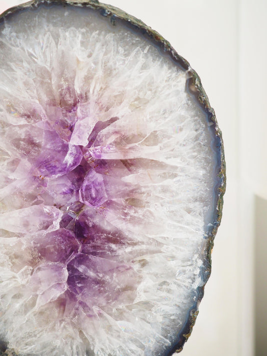 Amethyst Portal auf Ständer . Halter ca 26 cm - aus Brasilien HIGH QUALITY