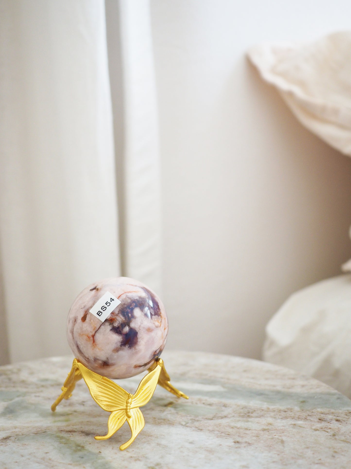 Blumenachat Kugel ca. 5cm - Madagascar HIGH QUALITY