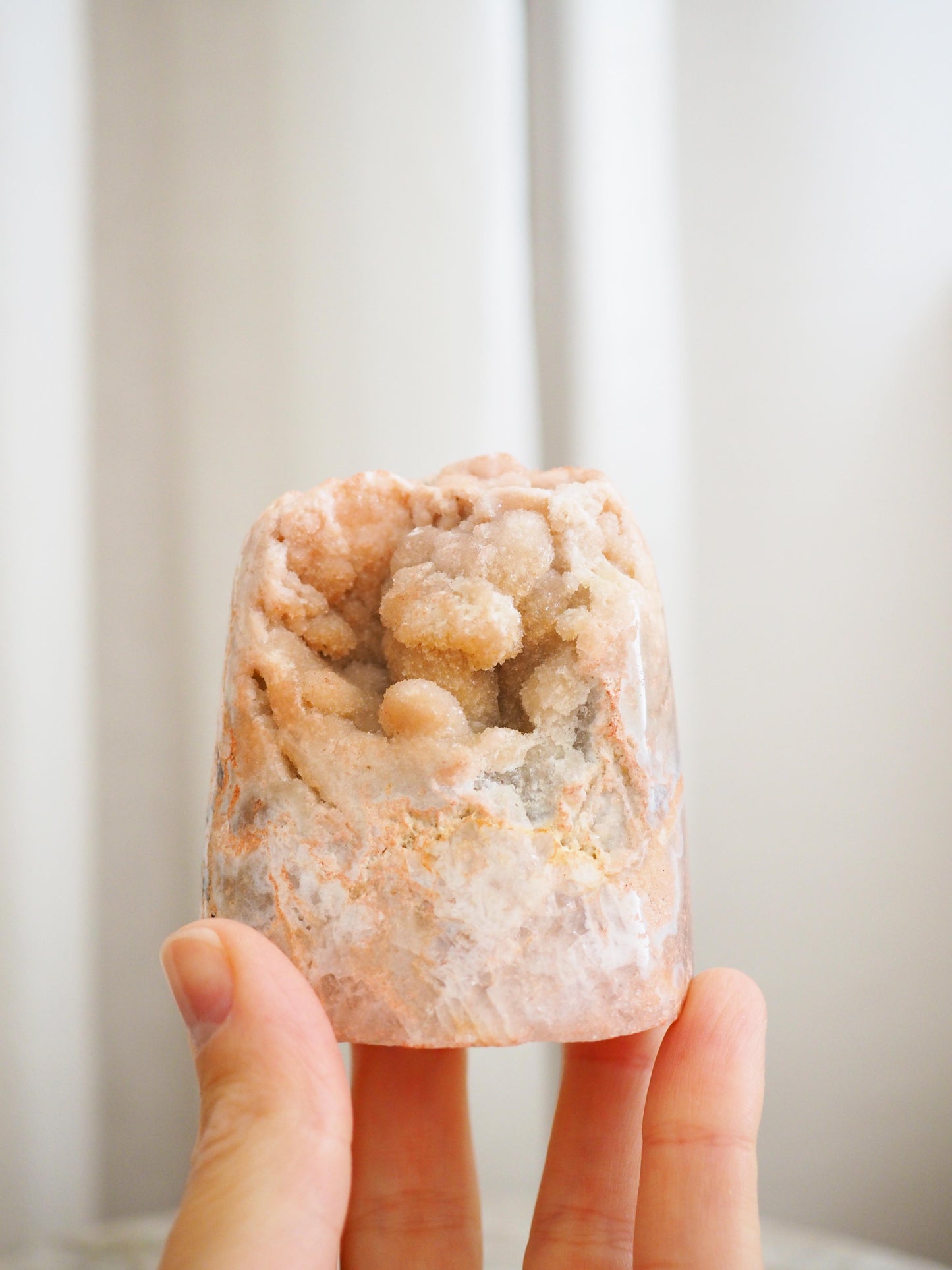 Pink Amethyst Freiform ca. 7 cm - aus Brasilien Boarder Argentina