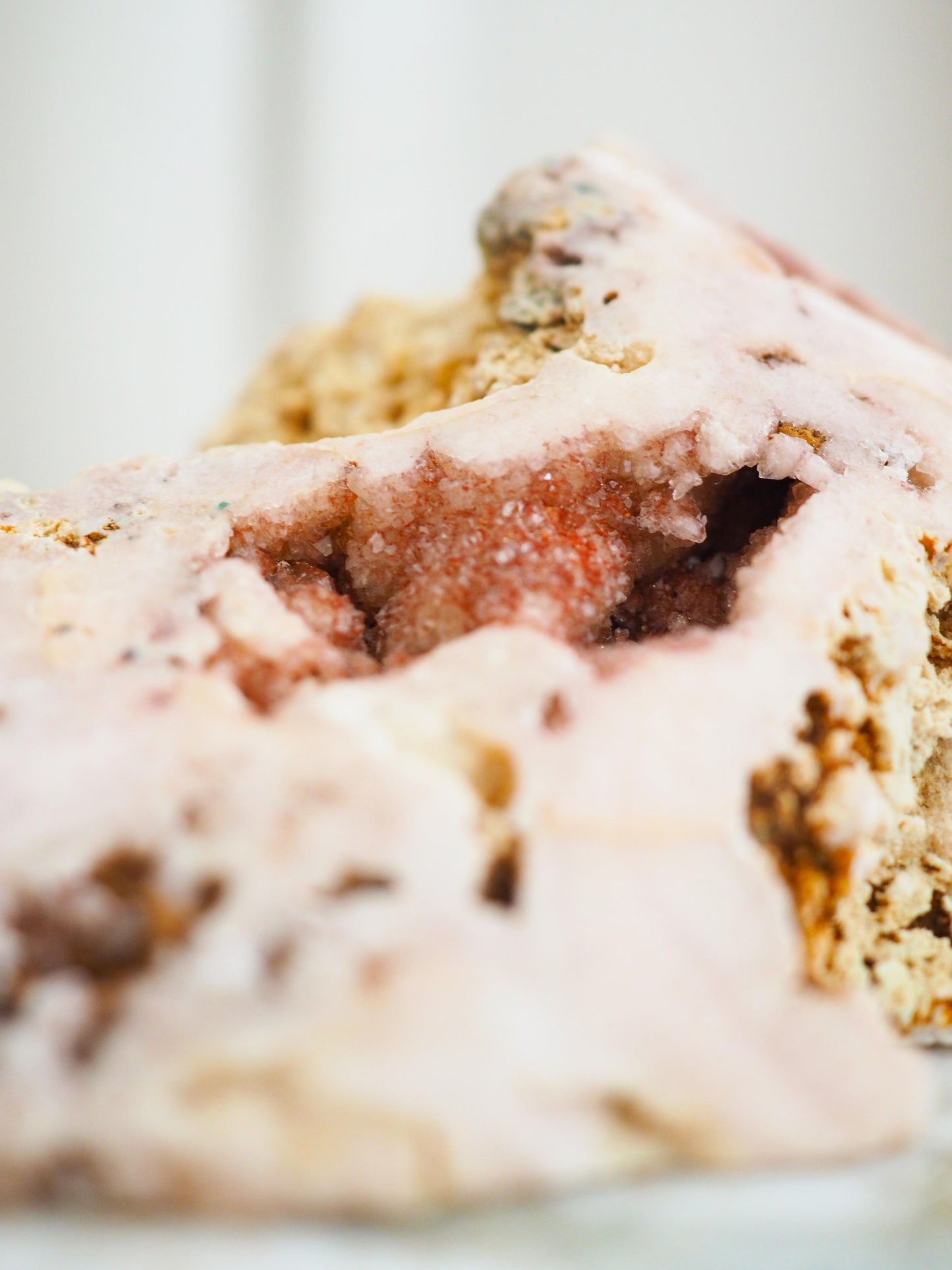 Pink Amethyst Freiform ca. 11.5 cm - aus Brasilien Boarder Argentina