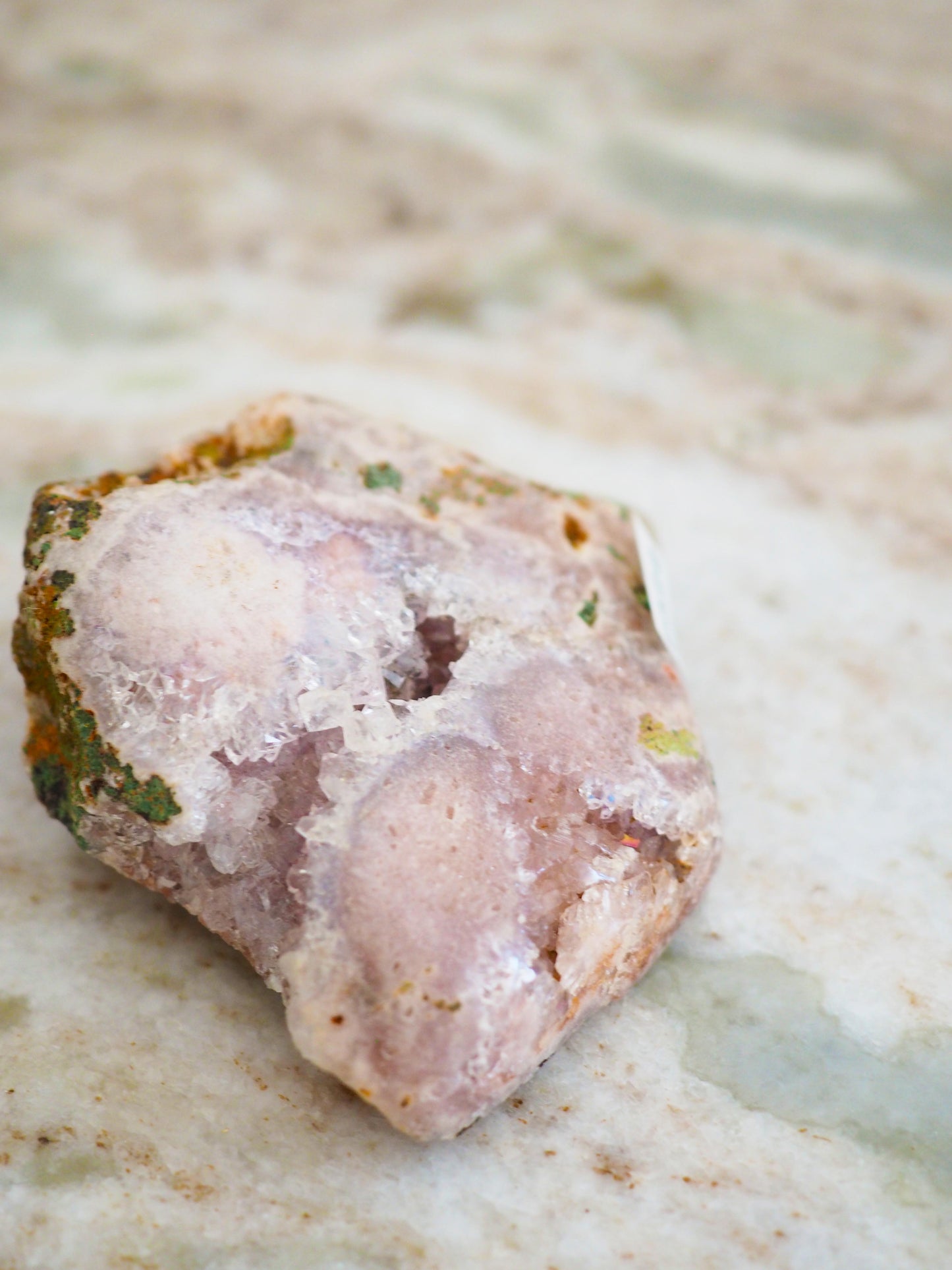 Pink Amethyst Freiform ca. 7 cm - aus Brasilien Boarder Argentina