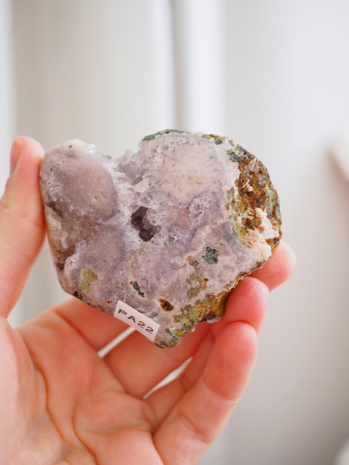 Pink Amethyst Freiform ca. 7 cm - aus Brasilien Boarder Argentina