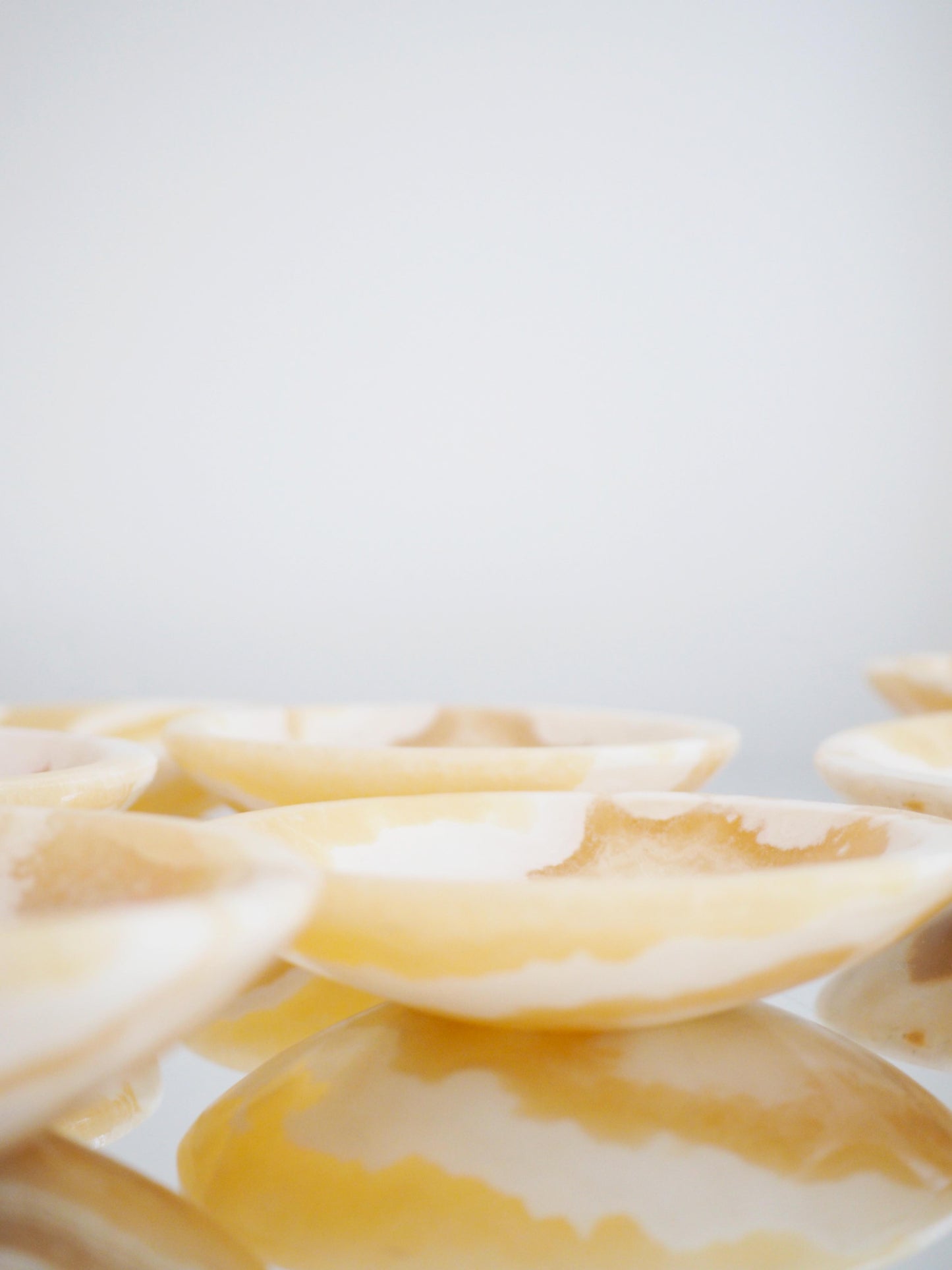 Calcit Edelstein. Kristall Schale ca. 12 cm - Marokko HANDCARVED