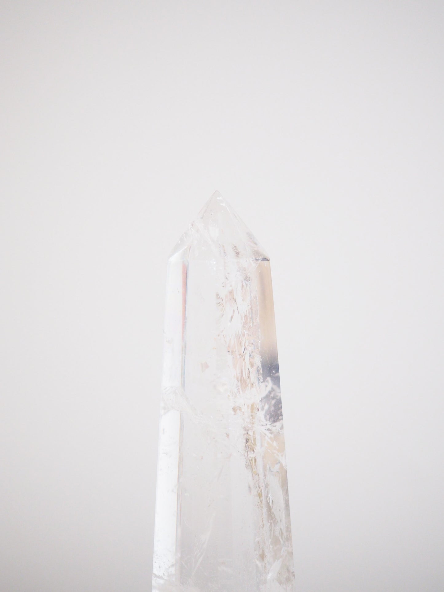 Lemurian Bergkristall Obelisk . Spitze ca. 16 - 19 cm - Minas Gerais Brasilien HIGH QUALITY