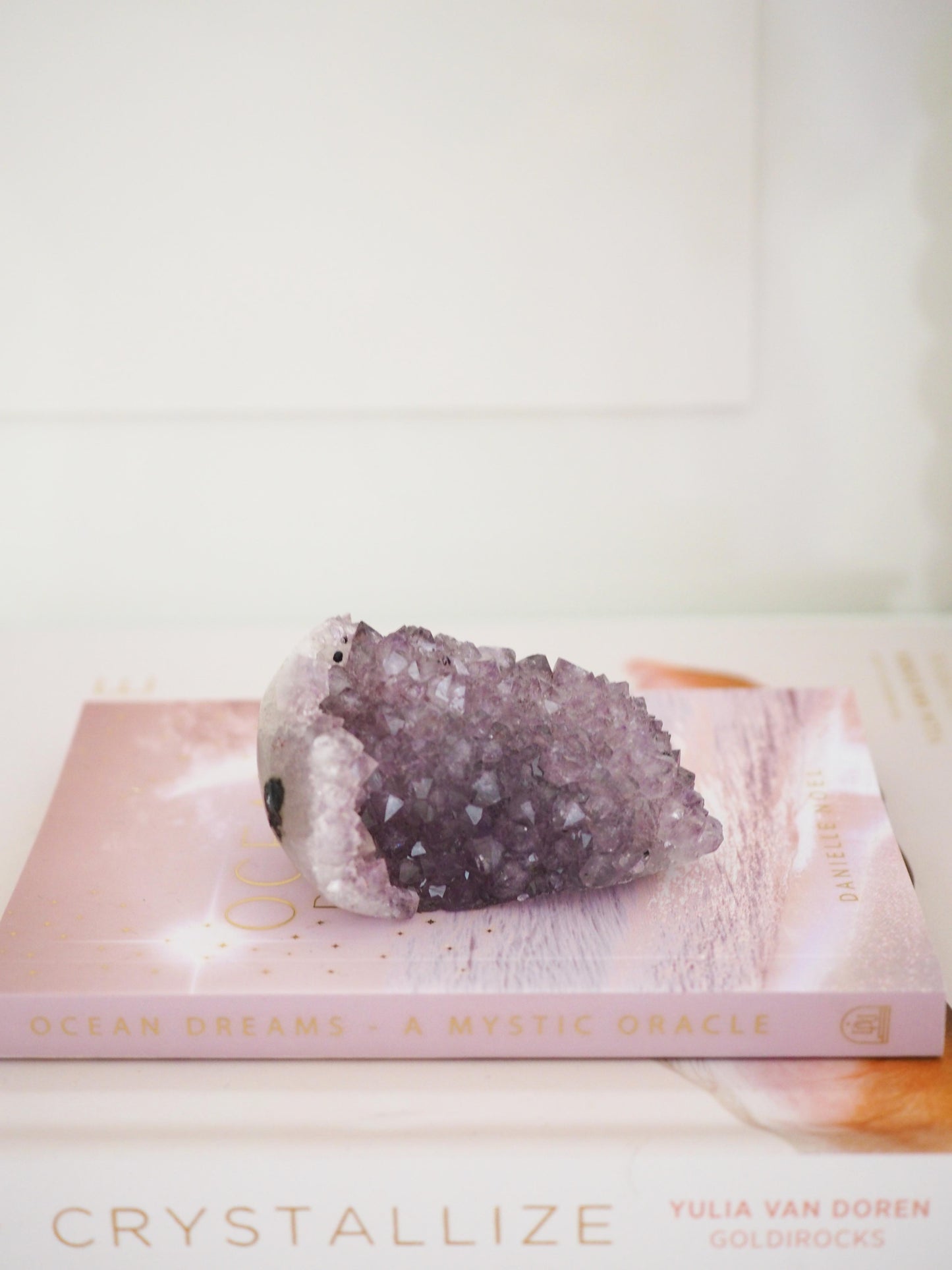 Flieder Rainbow Amethyst Stalagmit Cluster ca. 7 cm - Uruguay HIGH QUALITY