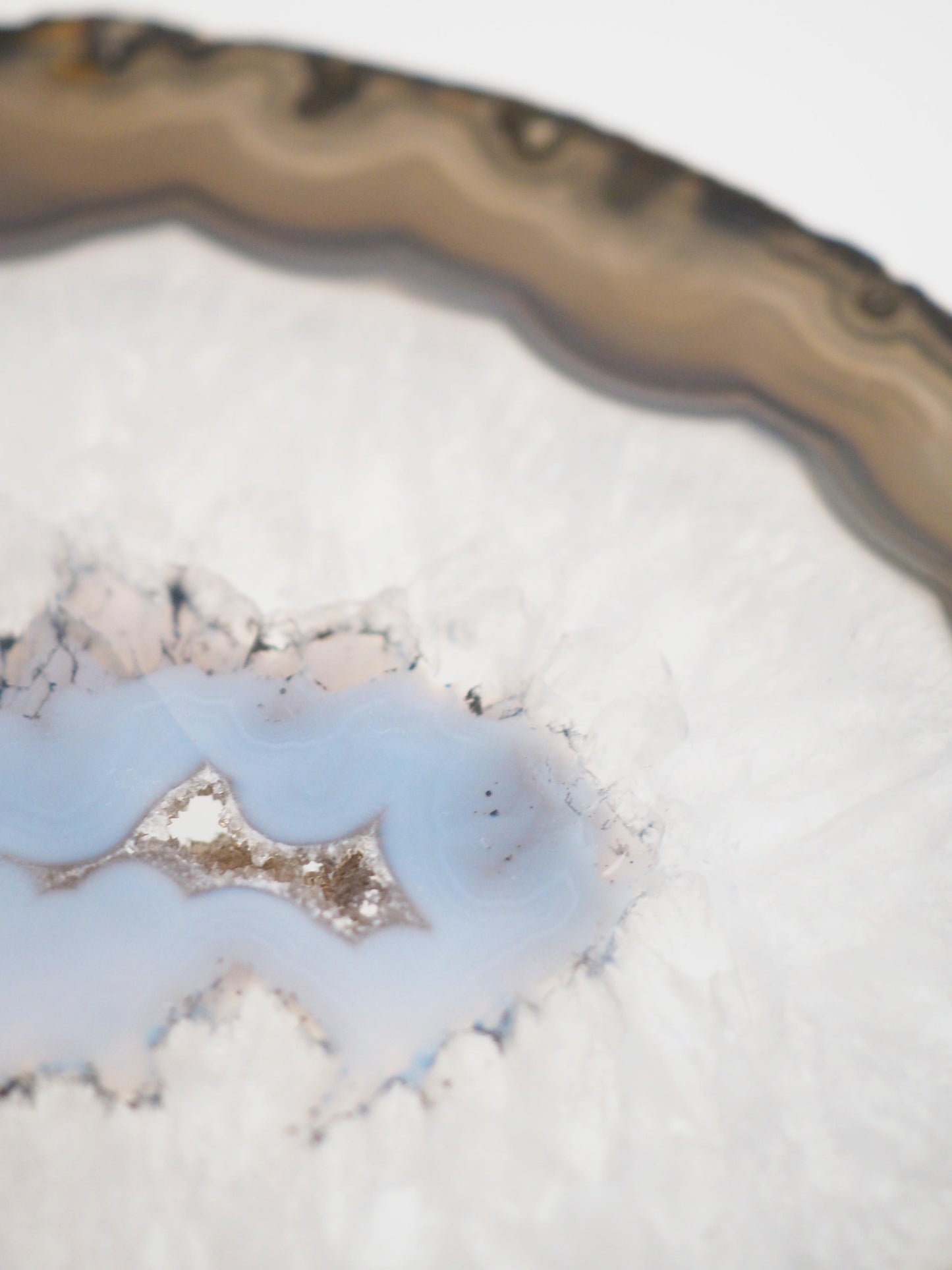 Druzy Achat Scheibe ca. 14 cm - aus Brasilien HIGH QUALITY