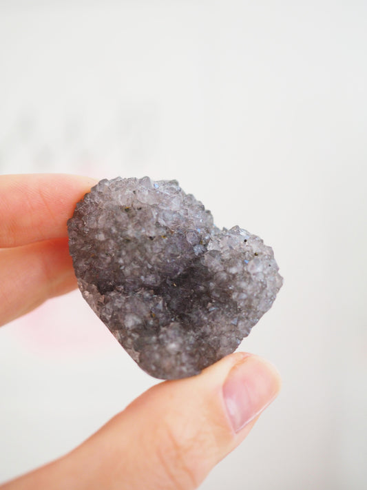 Taupe Rainbow Amethyst Cluster X Achat ca. 4 cm - Uruguay HIGH QUALITY