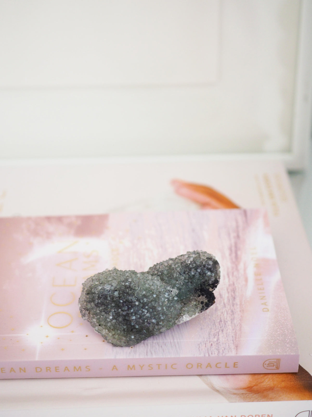 Grünes Rainbow Amethyst Cluster ca. 5 cm - Uruguay HIGH QUALITY
